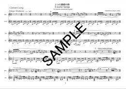 3 exotic songs for Saxophone and Guitar op.89a
